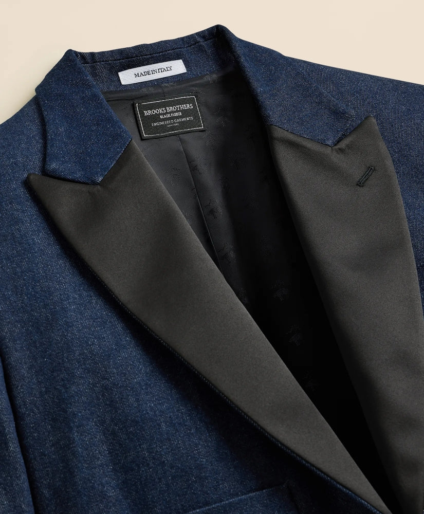 Brooks Brothers X Engineered Garments Cotton Denim Oversized Dinner Jacket | Brooks Brothers online shop