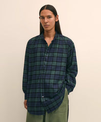 Brooks Brothers X Engineered Garments Cotton Flannel Wing Collar Oversized, Tartan Dress Shirt | Brooks Brothers online