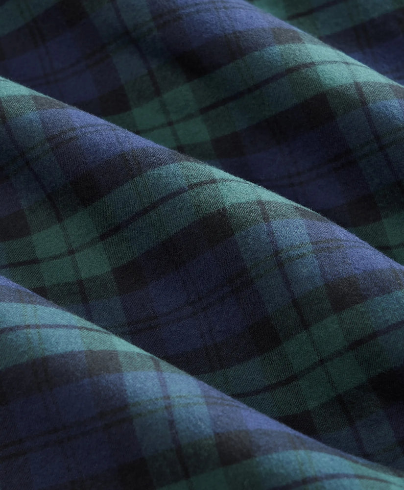Brooks Brothers X Engineered Garments Cotton Flannel Wing Collar Oversized, Tartan Dress Shirt | Brooks Brothers online