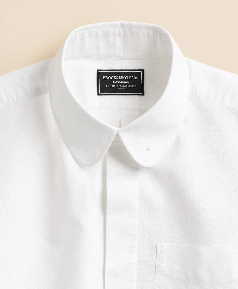 Brooks Brothers X Engineered Garments Cotton Oxford Round Pinhole Collar Oversized Dress Shirt | Brooks Brothers online shop