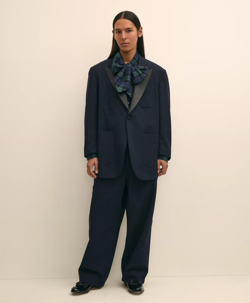 Brooks Brothers X Engineered Garments Wool Serge Oversized Dinner Jacket | Brooks Brothers cheap