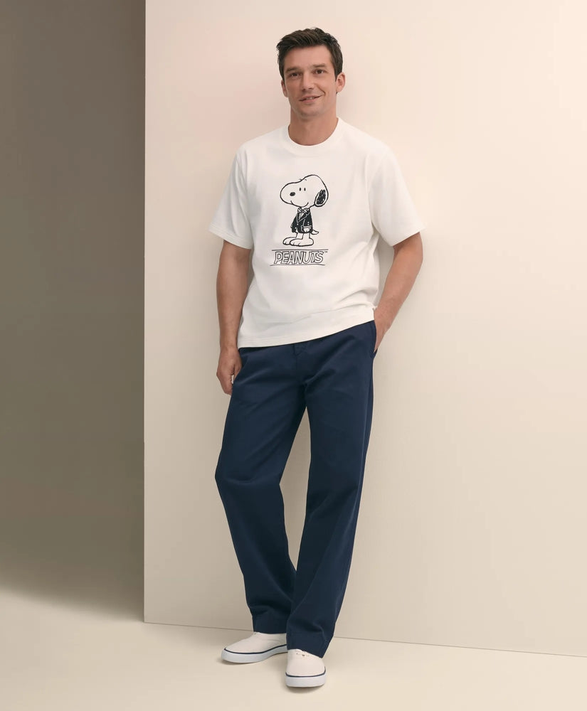 Brooks Brothers X PEANUTS Cotton Graphic Snoopy T-Shirt | Brooks Brothers online shop