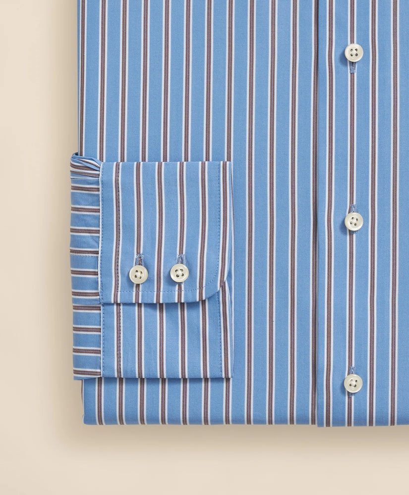 Brooks Brothers X Thomas Mason® Cotton English Collar, Stripe Dress Shirt | Brooks Brothers sale
