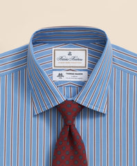 Brooks Brothers X Thomas Mason® Cotton English Collar, Stripe Dress Shirt | Brooks Brothers sale