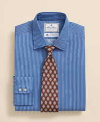 Brooks Brothers x Thomas Mason® Cotton Poplin Ainsley Collar, Striped Dress Shirt | Brooks Brothers for sale