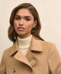 Brushed Wool Peacoat with Throat Latch | Brooks Brothers discount