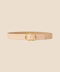 B-Low the Belt Gold-Tone & Leather Twisted Buckle Belt | Brooks Brothers cheap