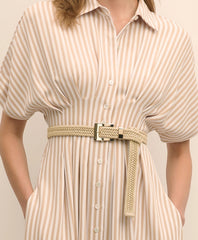 B-Low the Belt Linen Braided Belt | Brooks Brothers for sale