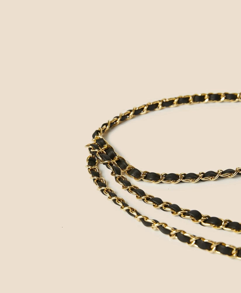 B-Low the Belt Mini-Chain Leather Belt | Brooks Brothers on sale