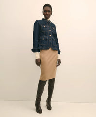 Camel Hair Pencil Skirt | Brooks Brothers for sale