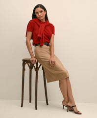 Cashmere Short-Sleeve Shell | Brooks Brothers online shop