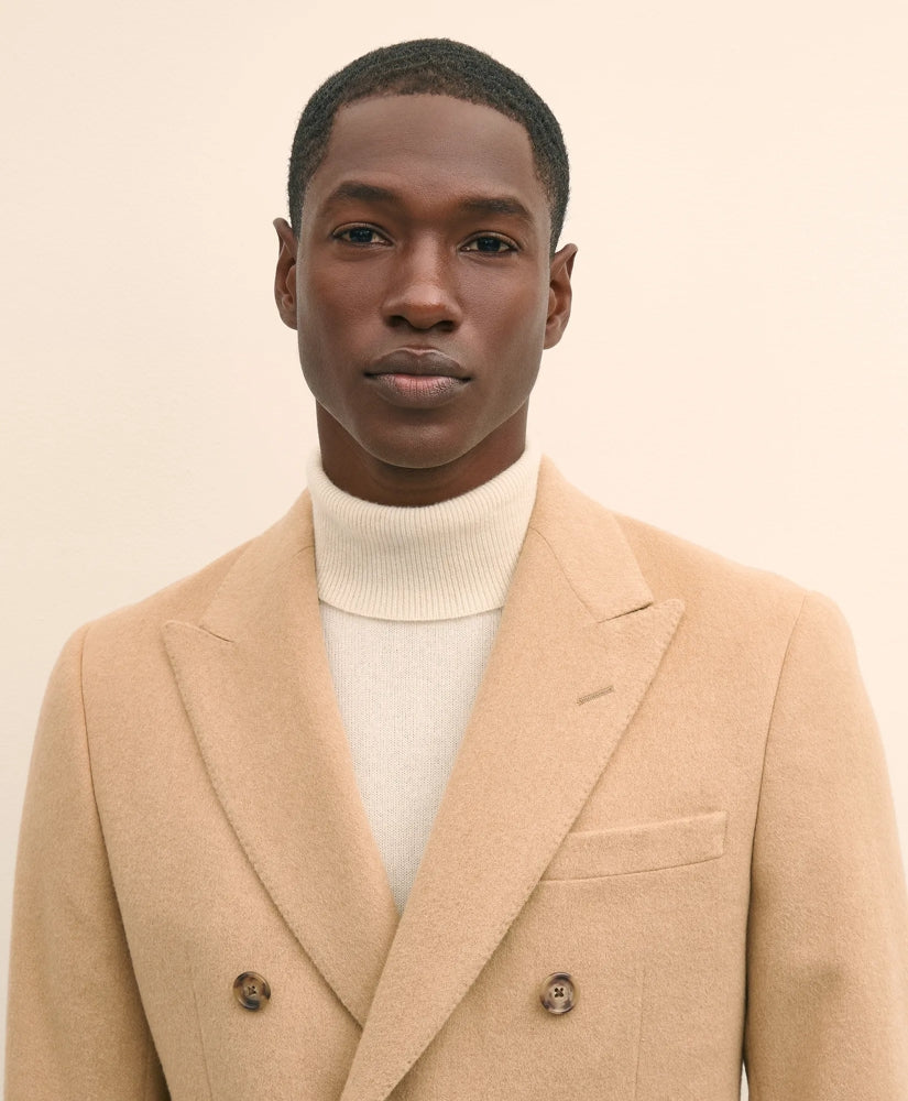 Classic Fit Camel Hair Double-Breasted 1818 Sport Coat | Brooks Brothers online shop