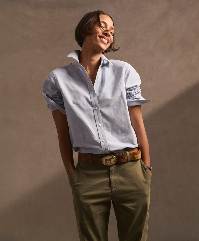 Classic-Fit Cotton Oxford Shirt | Brooks Brothers discount