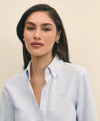 Classic-Fit Cotton Oxford Stripe Shirt | Brooks Brothers discount