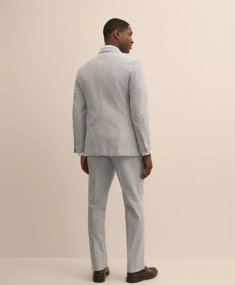 Classic Fit Cotton Seersucker 1818 Suit | Brooks Brothers online shop