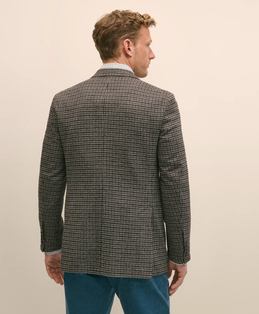 Classic Fit Cotton Wool Blend Knit Houndstooth Sport Coat | Brooks Brothers on sale