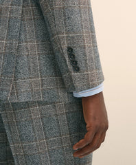 Classic Fit Saxon Wool Bold Check 1818 Suit | Brooks Brothers online