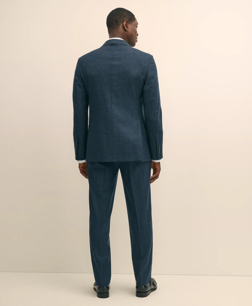 Classic Fit Saxon Wool Bold Overcheck 1818 Suit | Brooks Brothers online