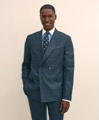 Classic Fit Saxon Wool Bold Overcheck 1818 Suit | Brooks Brothers online