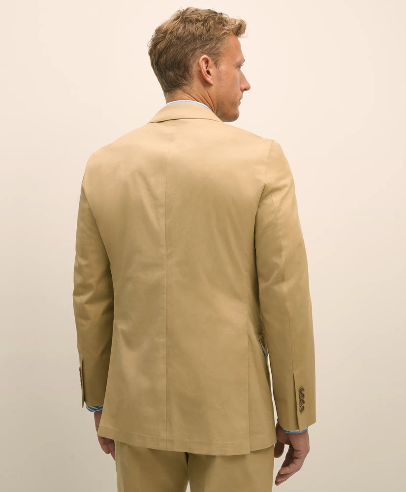 Classic Fit Stretch Cotton Twill Suit Jacket | Brooks Brothers sale