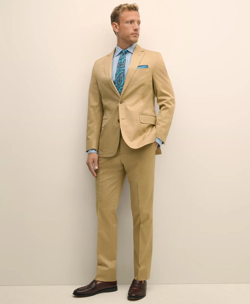 Classic Fit Stretch Cotton Twill Suit Jacket | Brooks Brothers sale