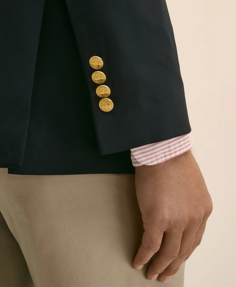 Classic Fit Stretch Wool Double-Breasted 1818 Blazer | Brooks Brothers sale