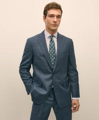 Classic Fit Wool Blue Check 1818 Suit | Brooks Brothers sale