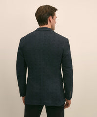 Classic Fit Wool Cotton Knit Check Sport Coat | Brooks Brothers online shop