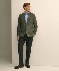 Classic Fit Wool-Cotton Tweed Check 1818 Sport Coat | Brooks Brothers on sale