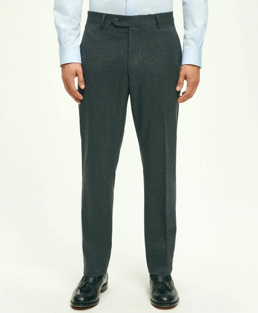 Classic Fit Wool Flannel Dress Pants | Brooks Brothers online