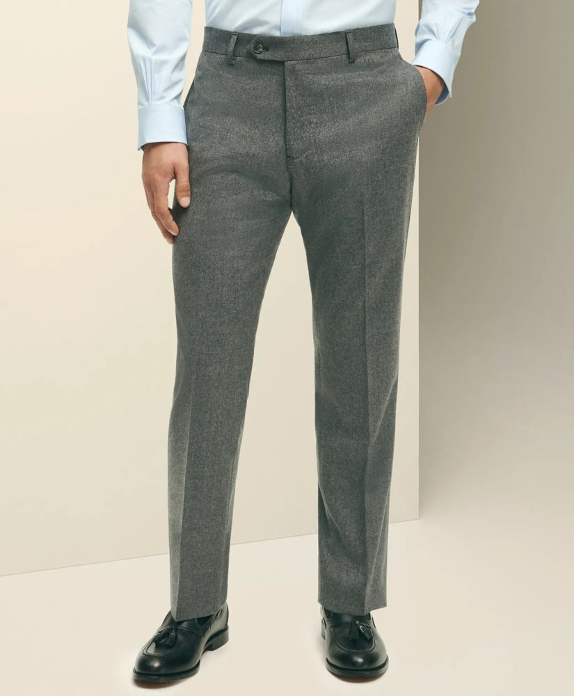 Classic Fit Wool Flannel Dress Pants | Brooks Brothers online