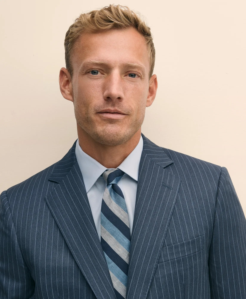 Classic Fit Wool Pinstripe 1818 Suit | Brooks Brothers sale