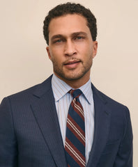Classic Fit Wool Pinstripe 1818 Suit | Brooks Brothers on sale