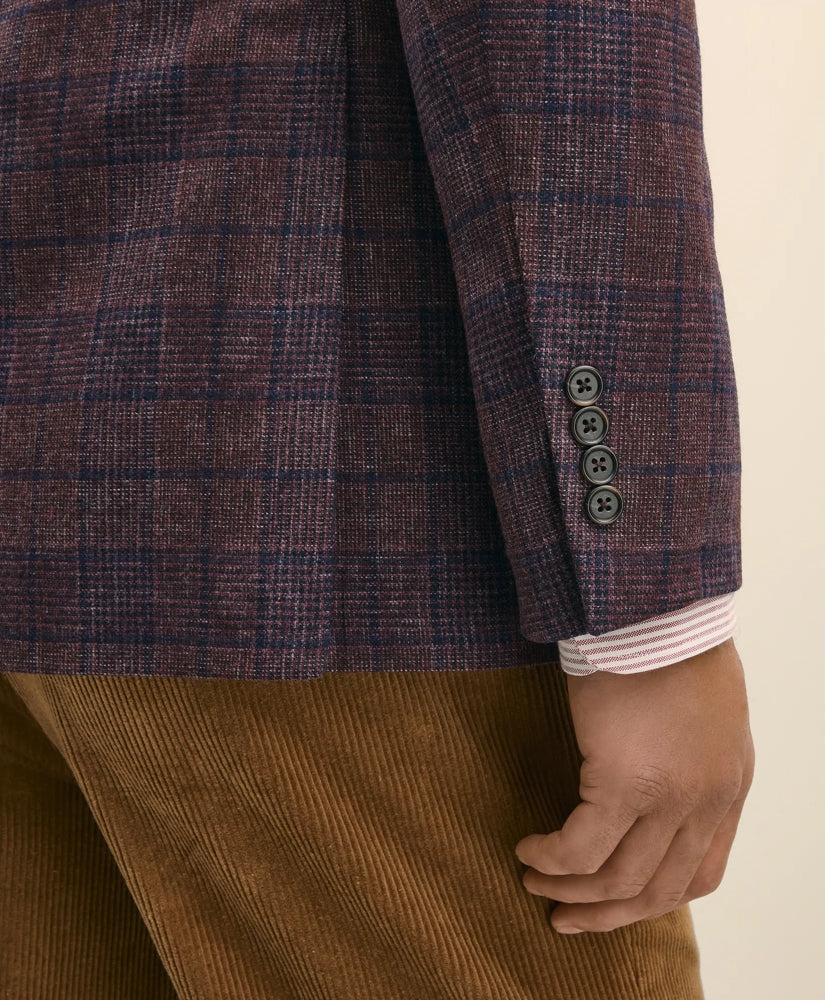Classic Fit Wool Flannel Plaid Sport Coat | Brooks Brothers online