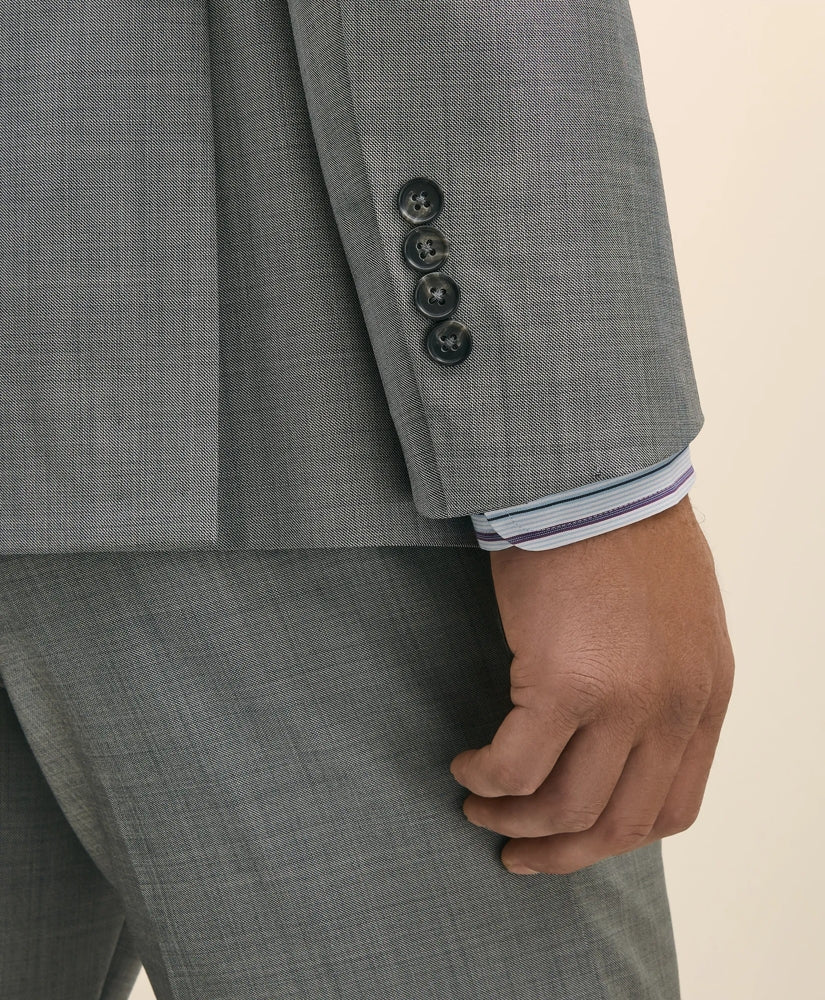 Classic Fit Wool Sharkskin 1818 Suit | Brooks Brothers sale
