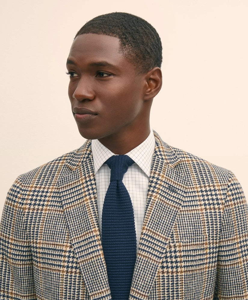 Classic Fit Wool Tweed Multicheck 1818 Sport Coat | Brooks Brothers for sale