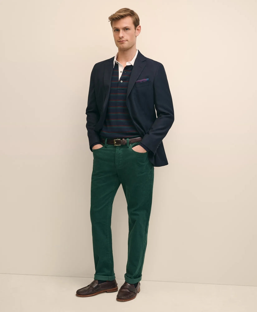 Cotton 5-Pocket Corduroy Pants | Brooks Brothers online shop