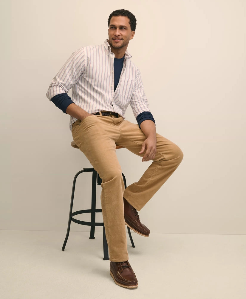 Cotton 5-Pocket Corduroy Pants | Brooks Brothers online shop