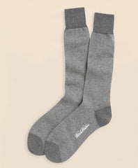 Cotton Bird's Eye Crew Socks | Brooks Brothers sale