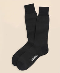 Cotton Bird's Eye Crew Socks | Brooks Brothers sale