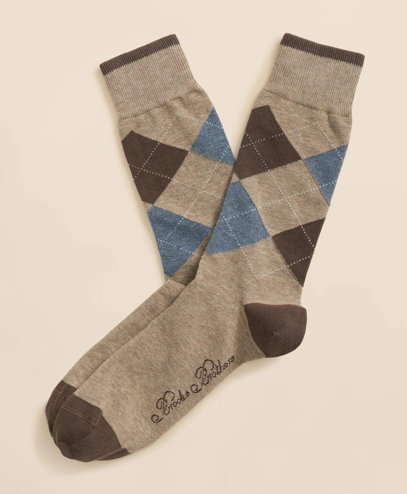 Cotton Blend Argyle Socks | Brooks Brothers on sale