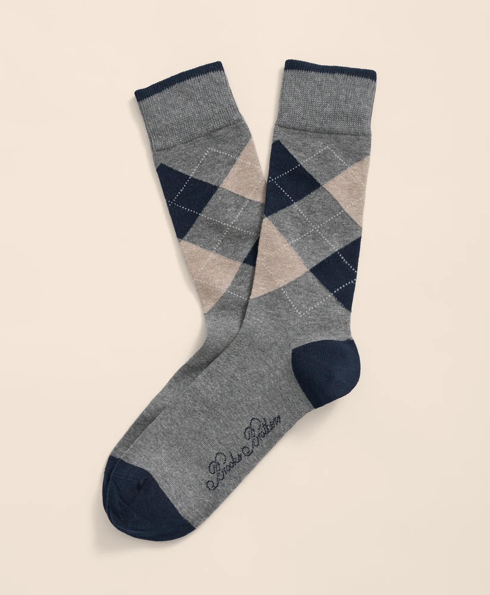 Cotton Blend Argyle Socks | Brooks Brothers on sale