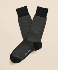 Cotton-Blend Birdseye Socks | Brooks Brothers sale