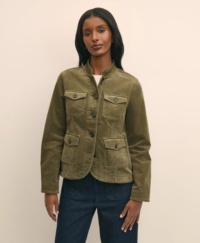 Cotton Blend Corduroy Jacket | Brooks Brothers discount