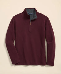 Cotton Blend Pique Quarter-Zip | Brooks Brothers online