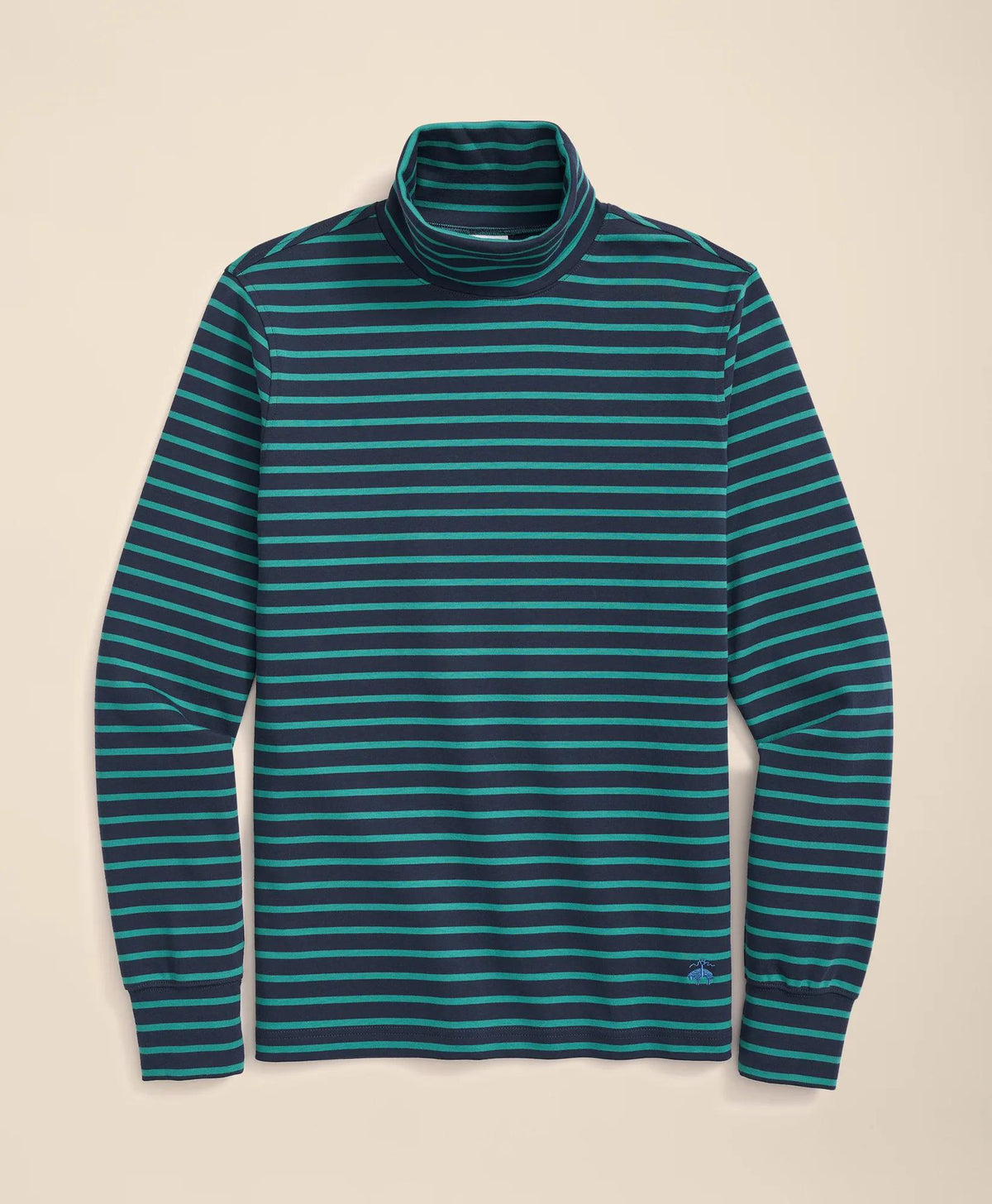Cotton Blend Striped Turtleneck | Brooks Brothers cheap