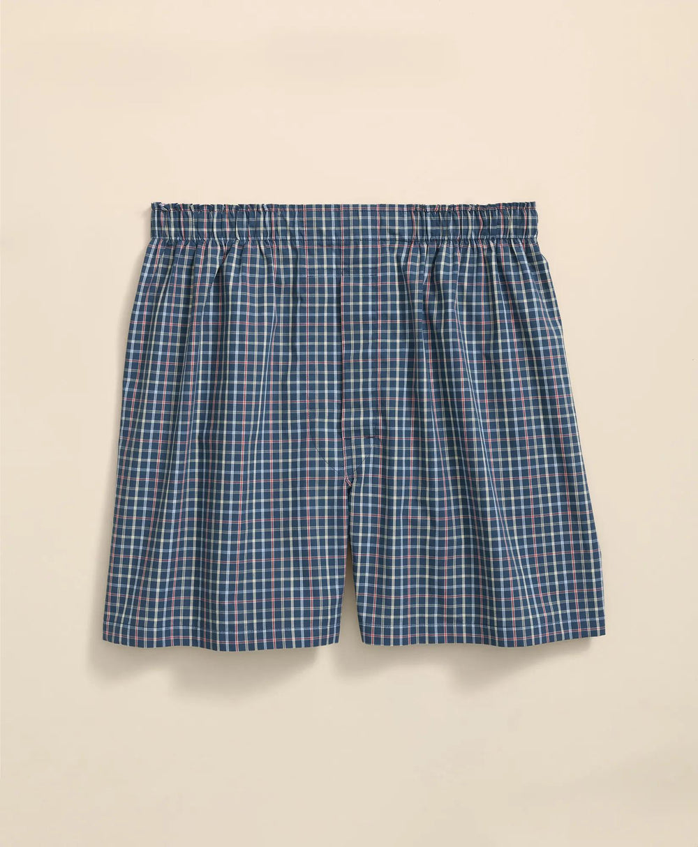 Cotton Broadcloth Multi-Windowpane Boxers | Brooks Brothers for sale