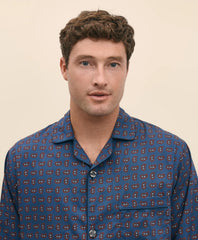 Cotton Broadcloth Paisley Pajamas | Brooks Brothers discount