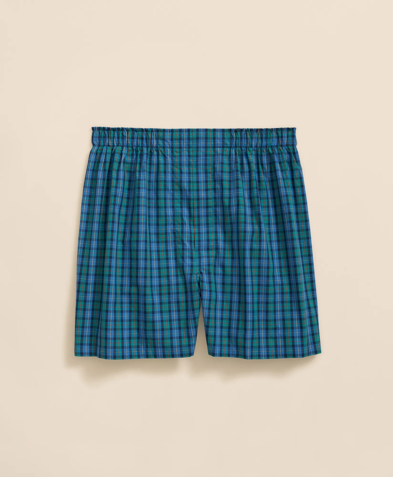 Cotton Broadcloth Tartan Boxers | Brooks Brothers online