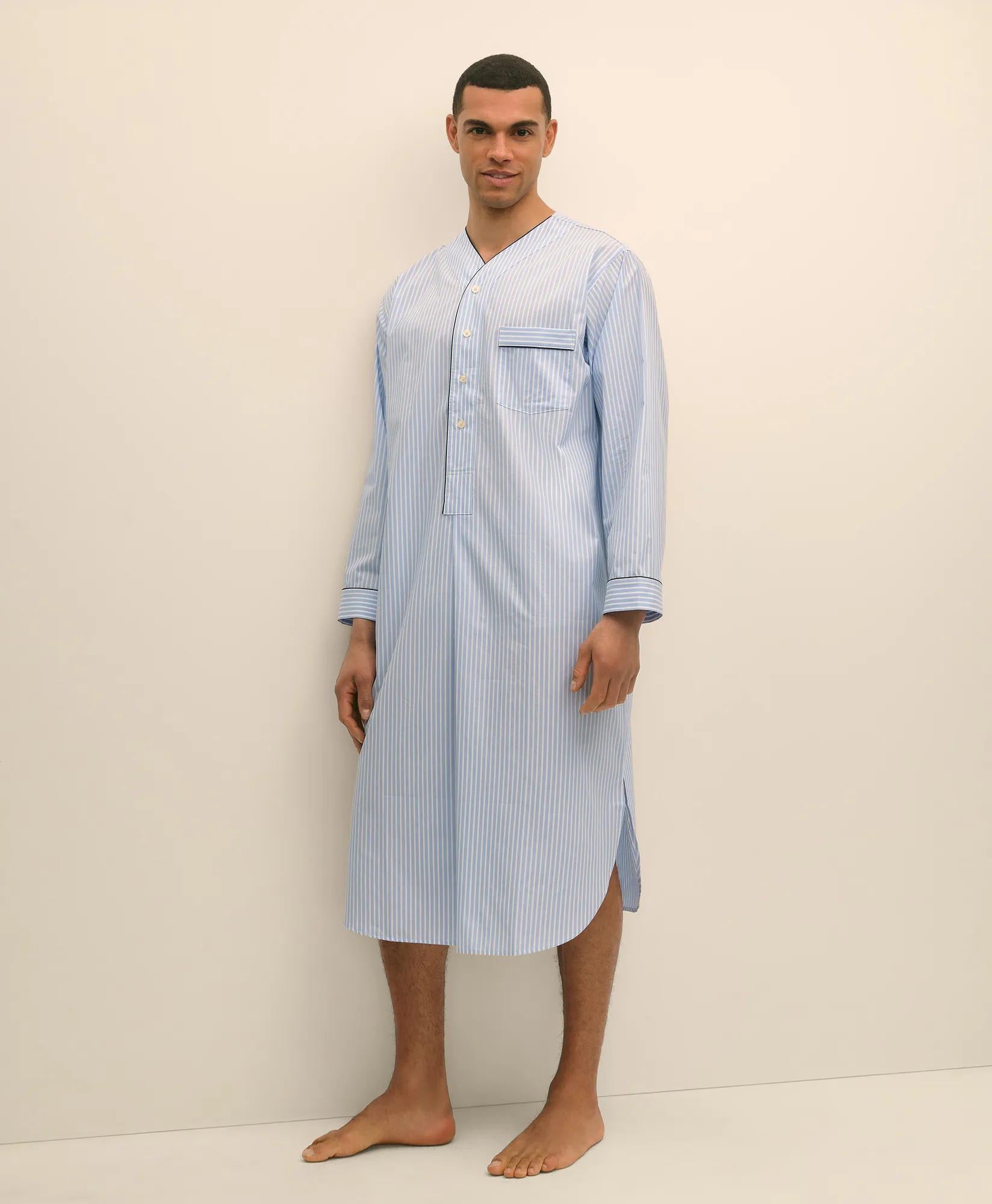 Cotton Broadcloth Striped Nightshirt | Brooks Brothers sale
